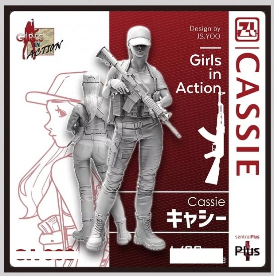 1/35 Girls in Action Series - Cassie (resin figure)