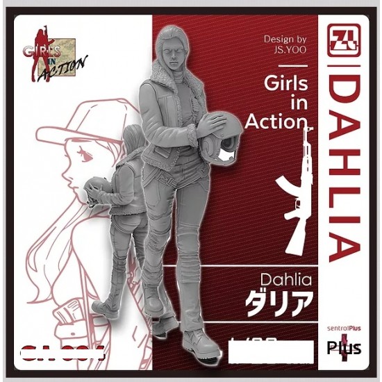 1/20 Girls in Action Series - Dahlia (resin figure)