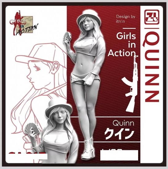 1/35 Girls in Action Series - Quinn (resin figure)