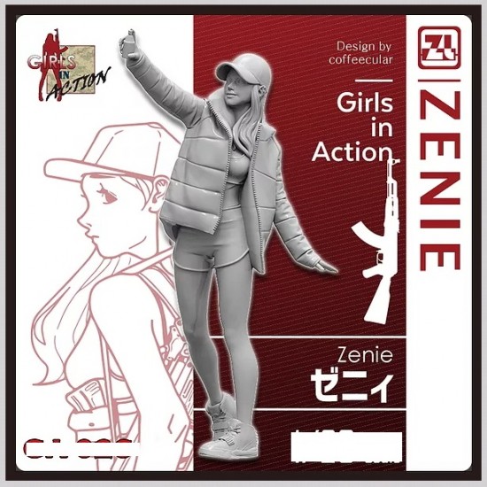 1/24 Girls in Action Series - Zenie (resin figure)