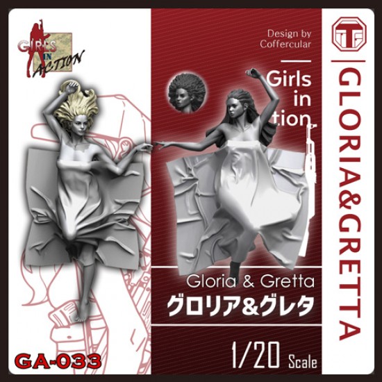 1/20 Girls in Action Series - Gloria & Gretta (2 figures)