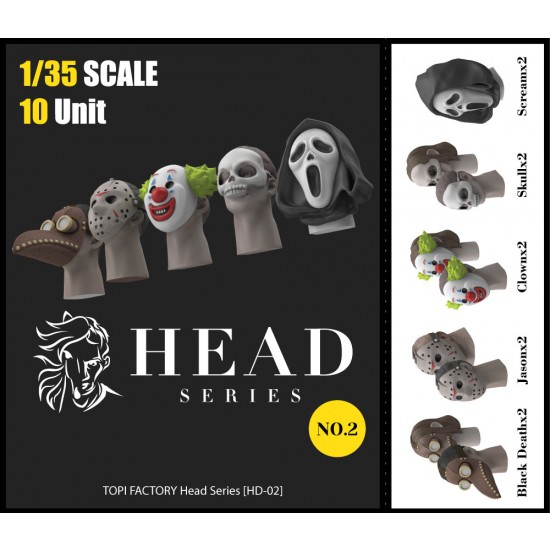 1/35 Head Series Vol.2 - Halloween #1 (10pcs)