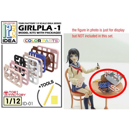 Girl Model Kits w/Packages for 1/12 Figures #Girlpla-1