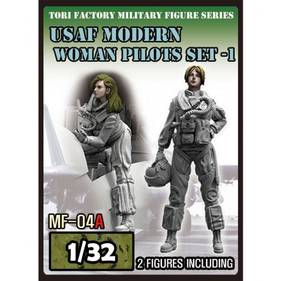 1/32 Modern USAF Woman Pilot Set (2 Figures)