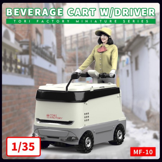 1/35 Beverage Cart w/Driver