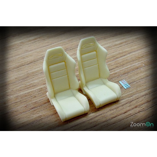 1/24 Recaro SR3 Bucket Seat for DC2/EG6/EG8/EK9/Jazz/etc