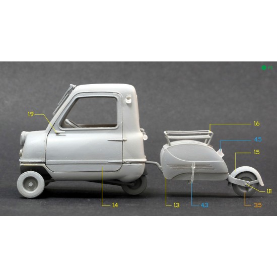 1/24 Peel P50 Full Resin kit