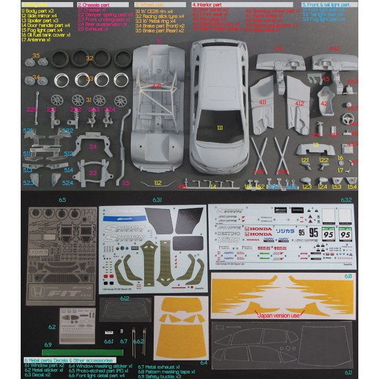 1/24 Honda GK Spoon Full Resin kit