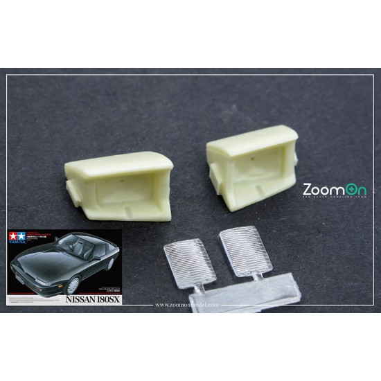 1/24 Nissan 180sx Popup HeadLight for Tamiya kit