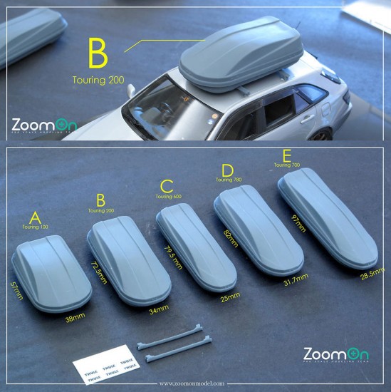 1/24 Touring Roof Box (B) for Civilian Car