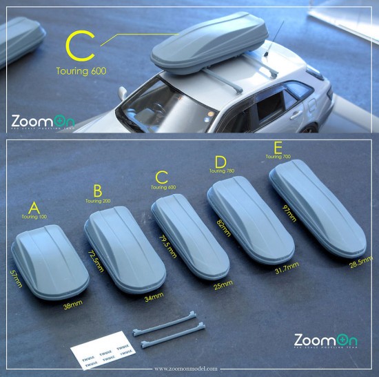 1/24 Touring Roof Box (C) for Civilian Car