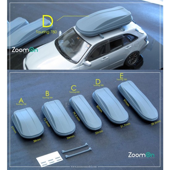 1/24 Touring Roof Box (D) for Civilian Car