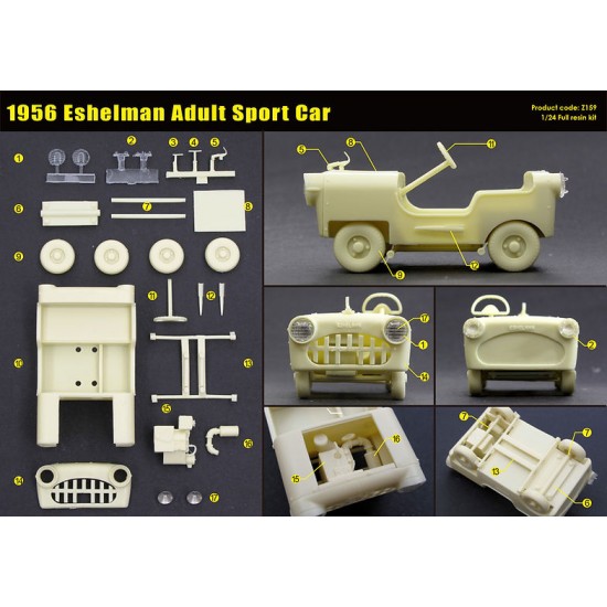 1/24 1956 Eshelman Adult Sport Car Full Resin kit