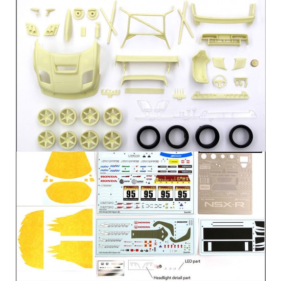 1/24 Honda Spoon NSX-R GT Transkit parts for Tamiya kit