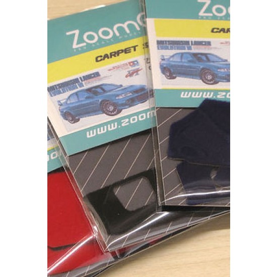 1/24 Mitsubishi Lancer Evolution VI #Black Carpet set for Tamiya kit