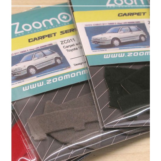 1/24 Toyota Starlet EP71 #Grey Carpet set for Hasegawa kit
