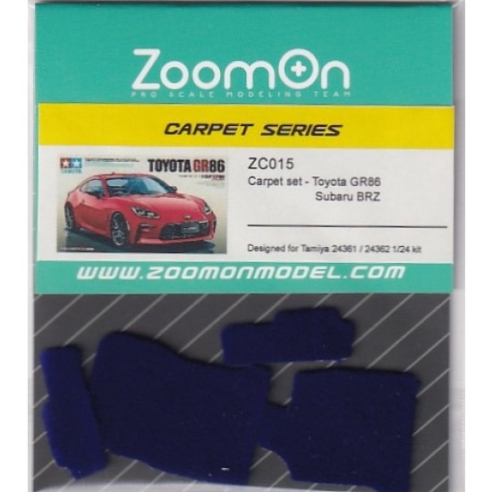 1/24 Toyota GR86 / Subaru BRZ #Blue Carpet set for Tamiya 24361/24362