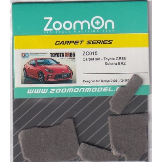 1/24 Toyota GR86 / Subaru BRZ #Grey Carpet set for Tamiya 24361/24362
