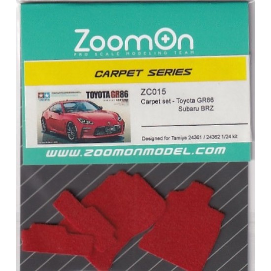 1/24 Toyota GR86 / Subaru BRZ #Red Carpet set for Tamiya 24361/24362