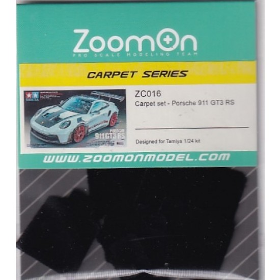 1/24 Porsche 911 GT3 RS #Black Carpet set for Tamiya kit