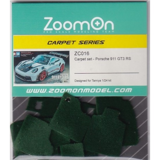 1/24 Porsche 911 GT3 RS #Green Carpet set for Tamiya kit