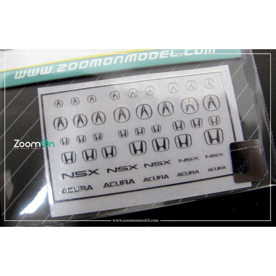 1/24 - 1/43 Honda and Acura Logo Metal Sticker