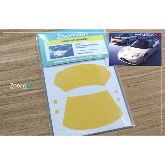 1/24 Honda NSX-R Window and Light Painting Masks for Fujimi kit
