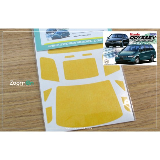 1/24 Honda Obyssey 95 Window and Light Painting Masks for Fujimi kit
