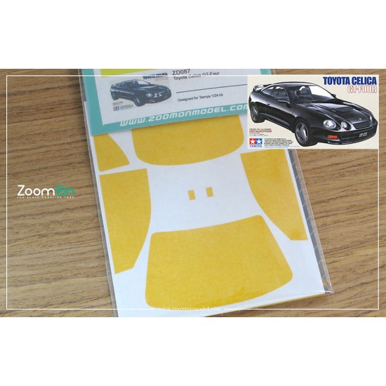 1/24 Toyota Celica GT Four Window and Light Painting Masks Tamiya kit