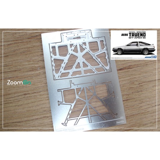 1/24 Toyota AE86 Hood Structure (PE) for Aoshima kit