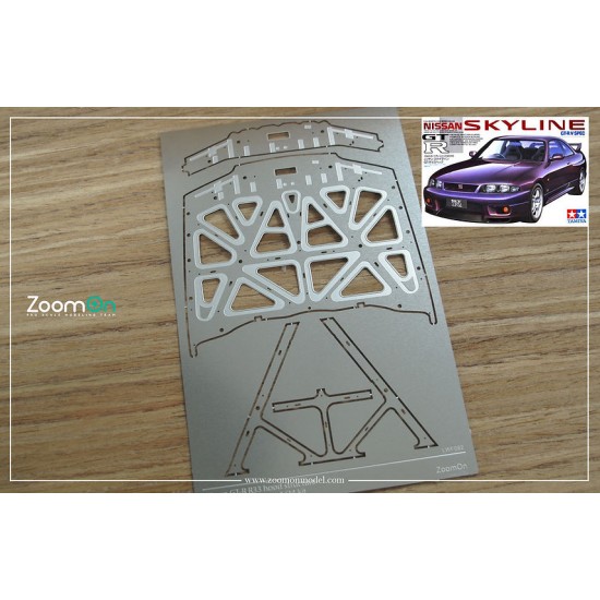 1/24 Nissan GT-R R33 Hood Structure (PE) for Tamiya kit