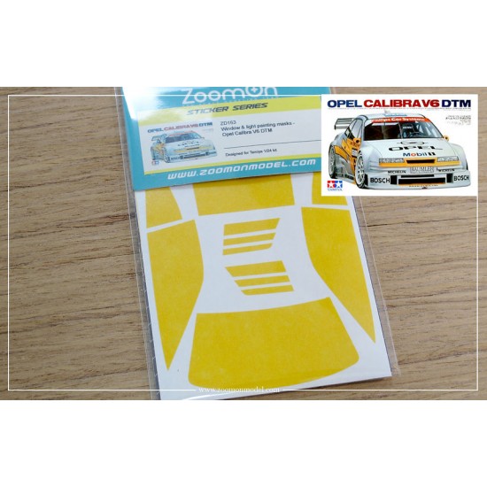 1/24 Opel Calibra V6 D Window and Light Painting Masks for Tamiya kit