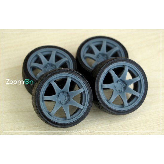 1/24 16'' XXR 522 Rim set with Tyres