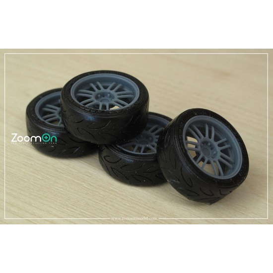 1/24 19'' Rays RE30 Rim set with Tyres