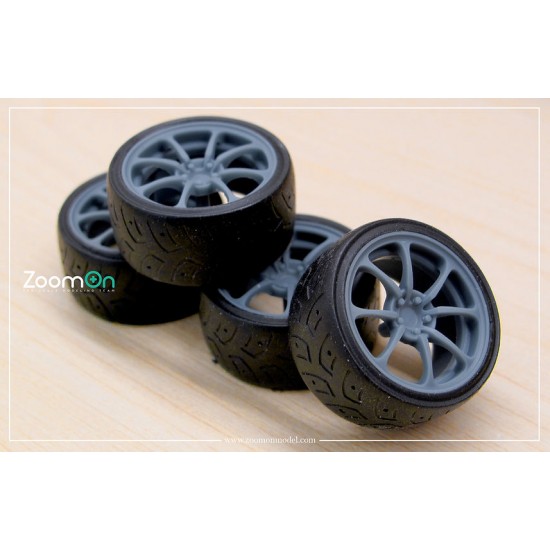 1/24 18'' Rays NE24 Rim set with Tyres