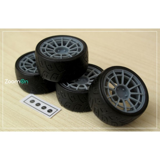 1/24 16'' Enkei NT03RR Rim set with Tyres