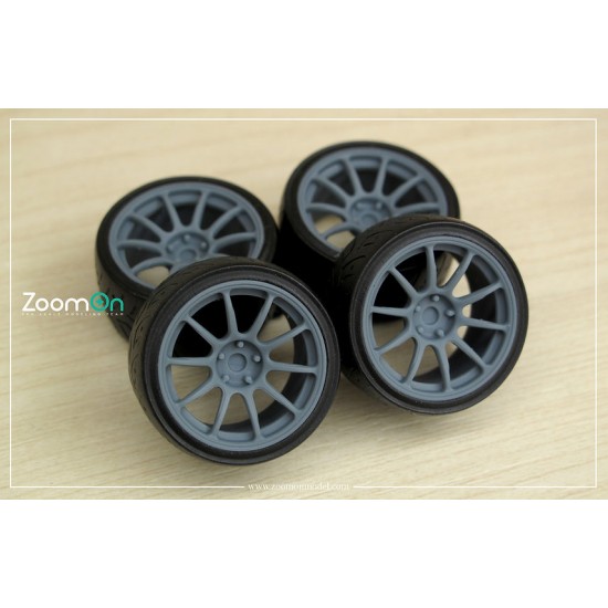 1/24 19'' WedsSport TC105N Rim set with Tyres