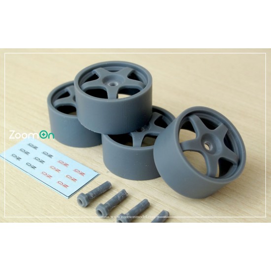 1/24 18'' OZ Racing Wheels for NuNu Audi A4 BTCC