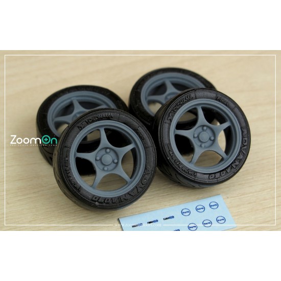 1/24 15'' Enkei RP01 Rim set with Tyres