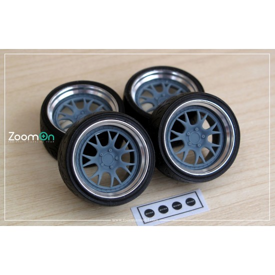 1/24 20'' SSR Professor MS3 Rim set with Tyres