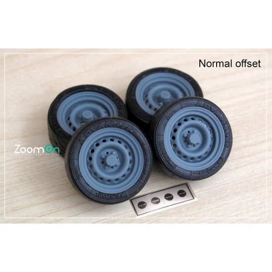 1/24 14'' Bridgestone Super R.A.P Rim set (Normal) without Tyre