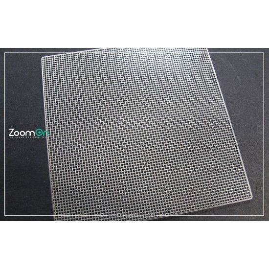1/24-1/25 Aluminium Square Grid Plate (Size: 70 x 70mm)