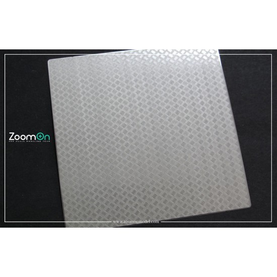 1/24-1/25 Aluminium Chequer Plate B (Size: 70 x 70mm)