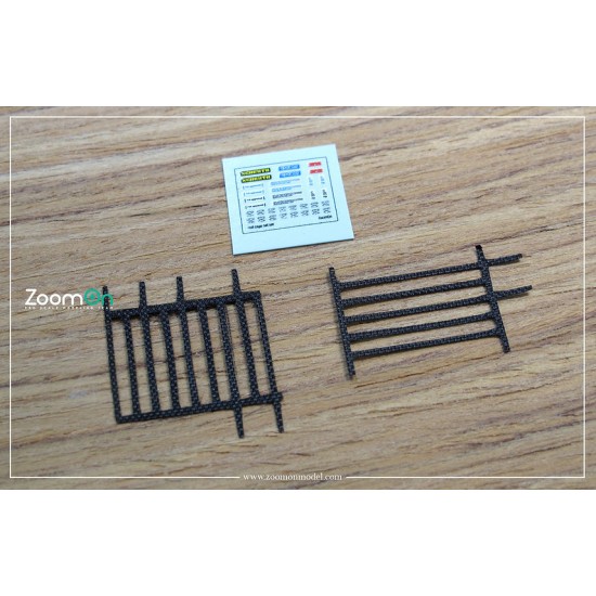 1/24 Safety Window Nets (A) for 1 Racing Car
