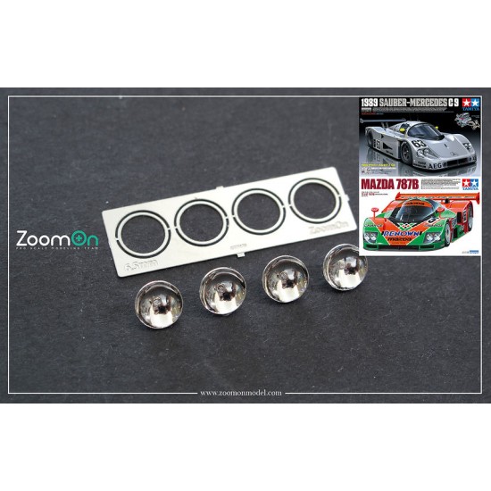 1/24 Headlight Detail Up Parts Set (6.5mm) for Tamiya kit
