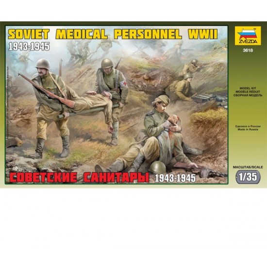 1/35 WWII Soviet Medical Troops