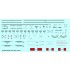 Decals for 1/48 Supermarine Spitfire Early Mark Airframe Stencils Decals for 1/48 Supermarine Spitfire Early Mark Airframe Stencils