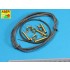1/16 Tow Cables & Track Cable with Brackets for Tiger I, King Tiger & Panther kits 1/16 Tow Cables & Track Cable with Brackets for Tiger I, King Tiger & Panther kits