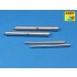 1/35 German 128mm L/61 Barrels for Anti-Aircraft 12.8cm FlaK 40 Zwilling for Takom kit 1/35 German 128mm L/61 Barrels for Anti-Aircraft 12.8cm FlaK 40 Zwilling for Takom kit
