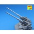 1/35 German 128mm L/61 Barrels for Anti-Aircraft 12.8cm FlaK 40 Zwilling for Takom kit 1/35 German 128mm L/61 Barrels for Anti-Aircraft 12.8cm FlaK 40 Zwilling for Takom kit